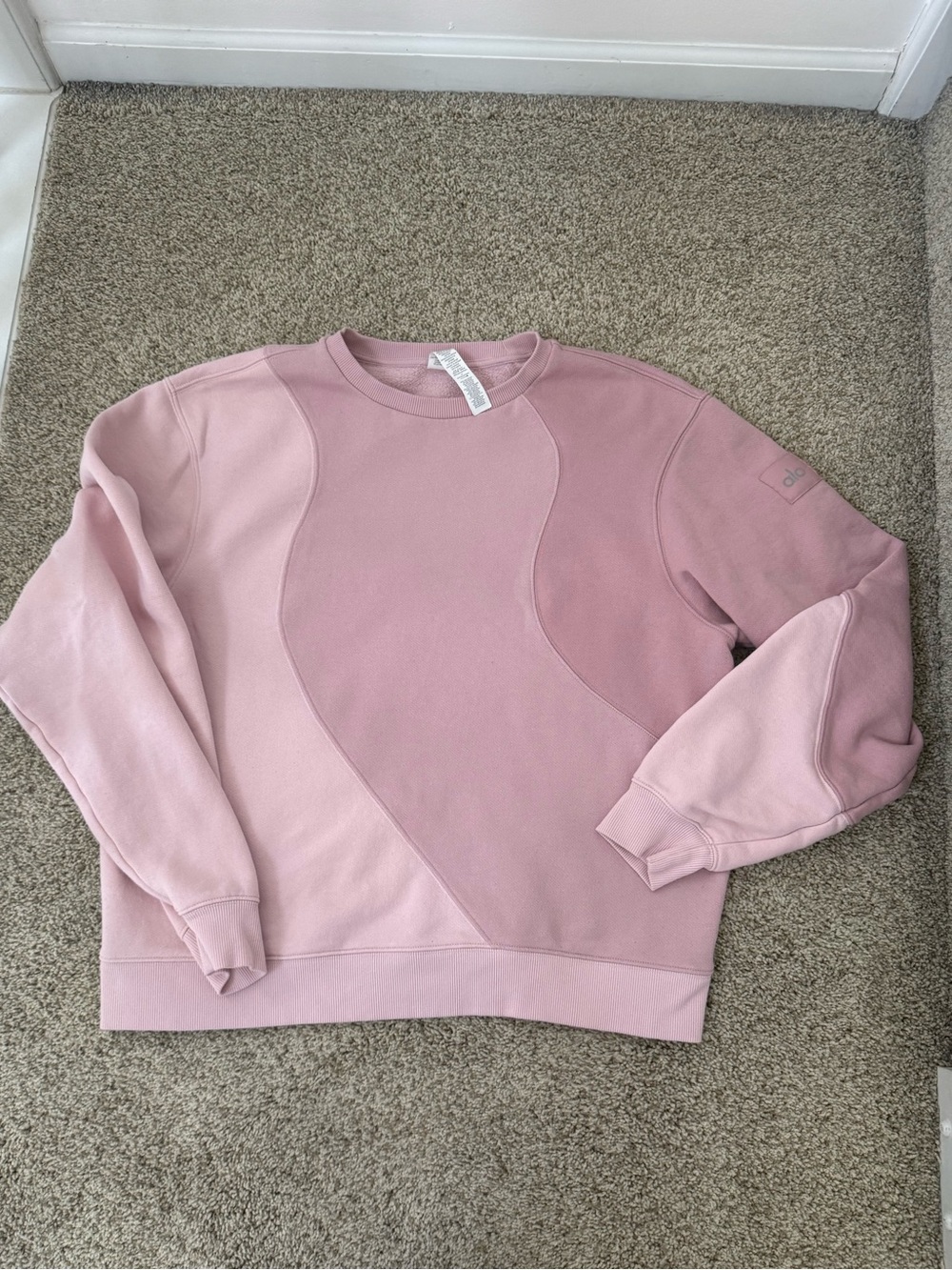 Alo Yoga Make Waves Crew Neck Pullover Size XS - Picture 2 of 5